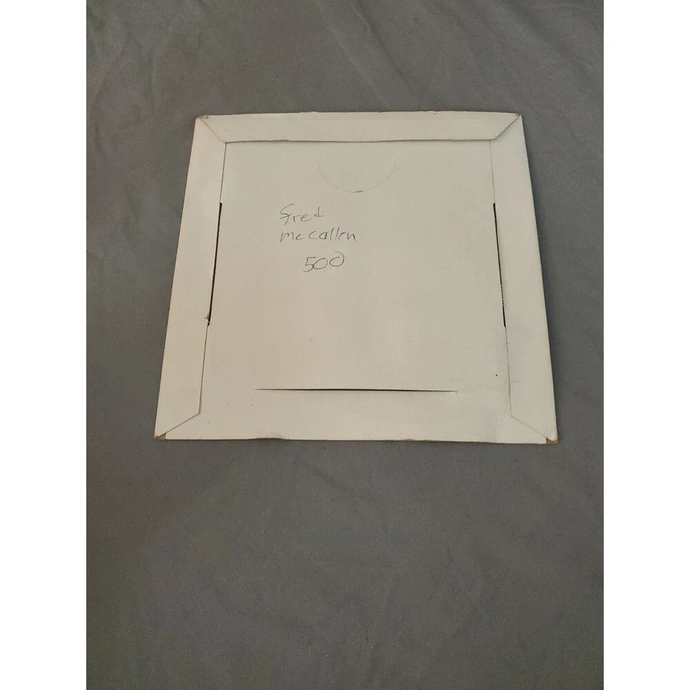 Vintage Lone Star Beer Carnival Glass Mirror 6x6